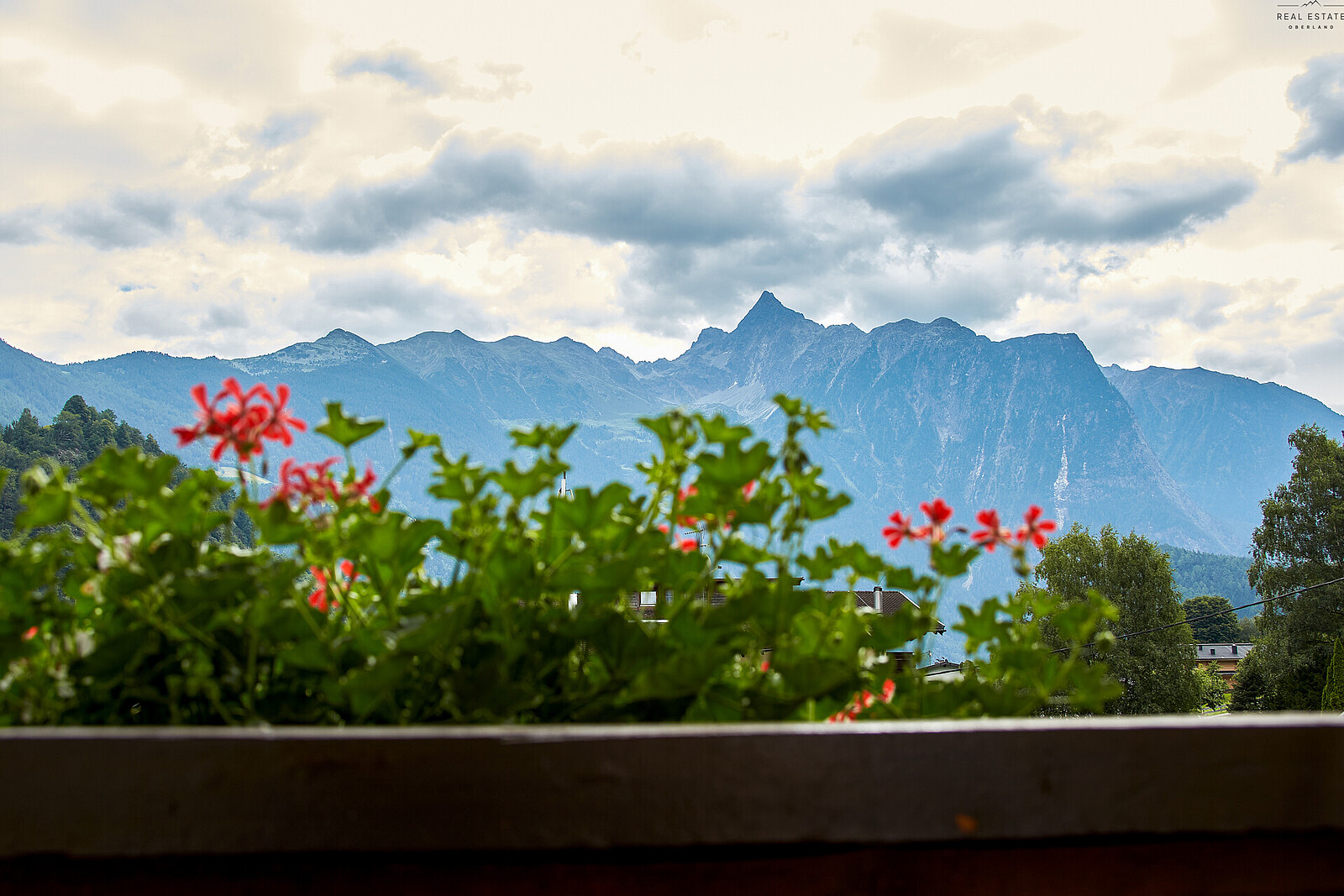 Ausblick Balkon
