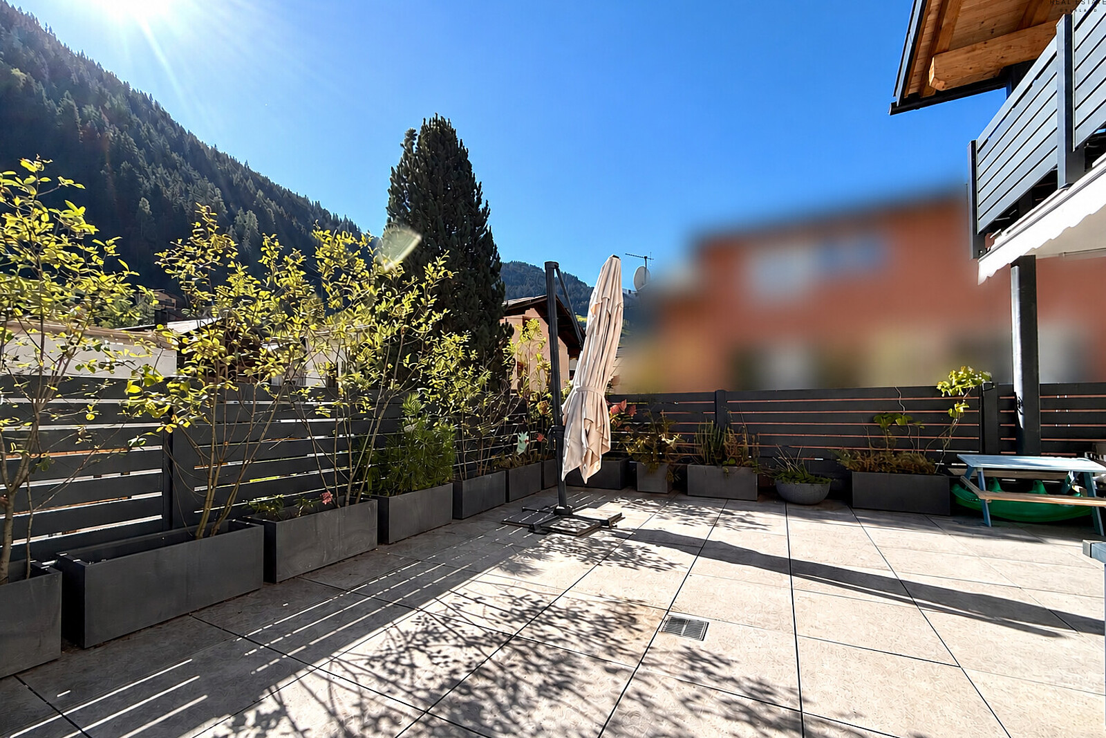 Terrasse mit Ausblick